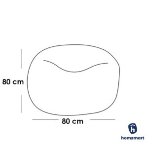 طقم بين باج كورة جلد قطعتين لون أبيض وأسود للجلوس المريح.