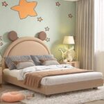 سرير أطفال خشب بمقاس 120×200 سم